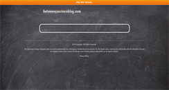 Desktop Screenshot of betweenyourearsblog.com
