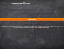 Tablet Screenshot of betweenyourearsblog.com